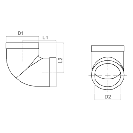 ELBOW 90deg (H.S.I)