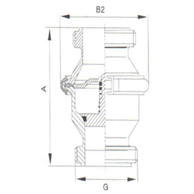 N.R.V (UNION END) (INOX)