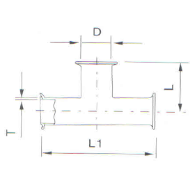 TEE TC END (INOX)